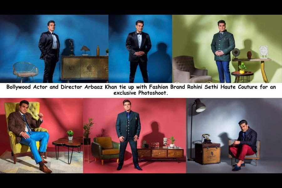 Arbaaz Khan partners with Fashion Brand Rohini Sethi Haute Couture for Photoshoot