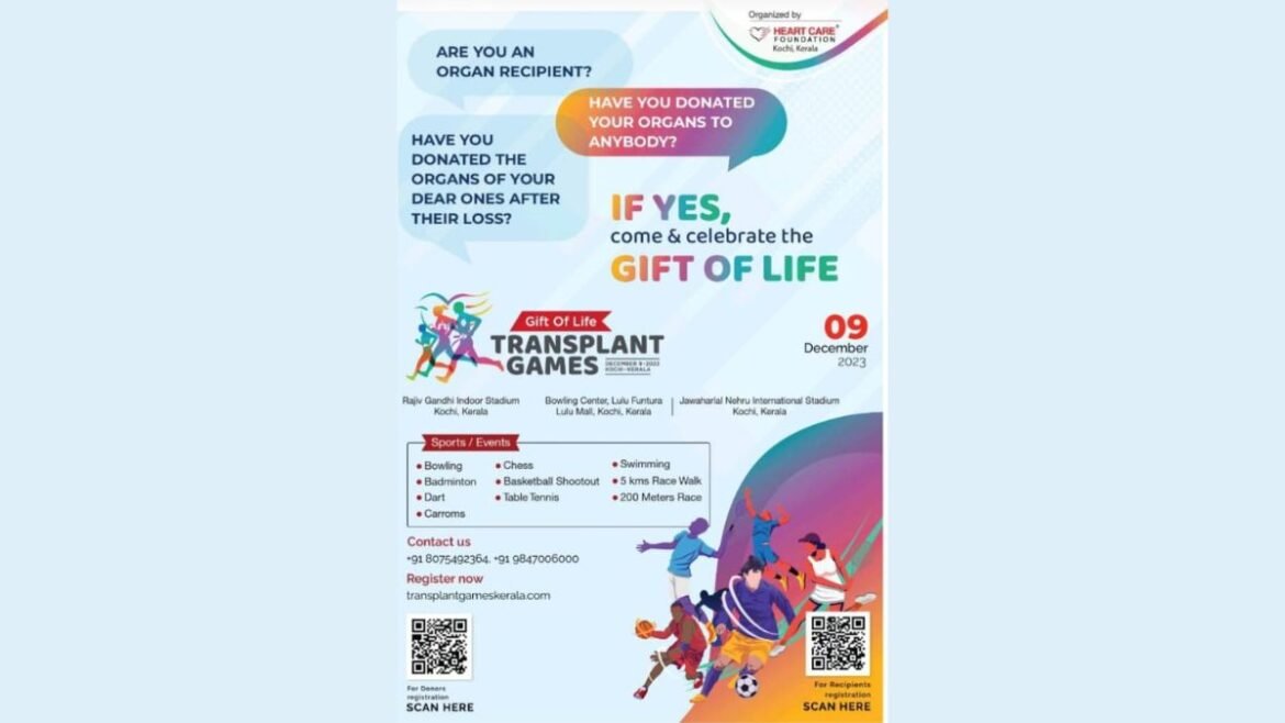 Kerala to host transplant games to promote organ donation