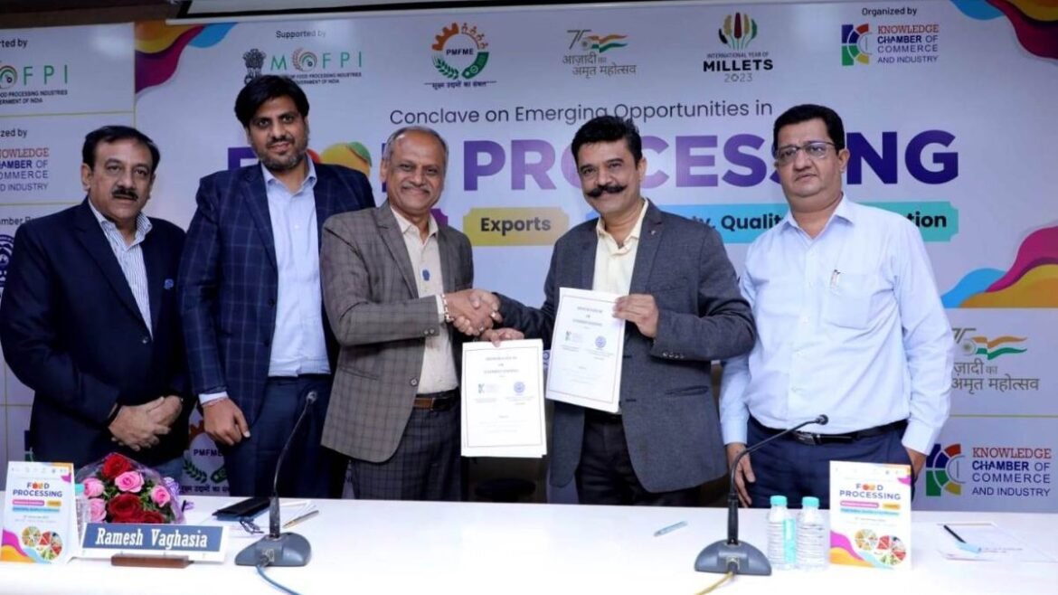 Surat : SGCCI inks MoU with KCCI to boost food processing industry in south Gujarat