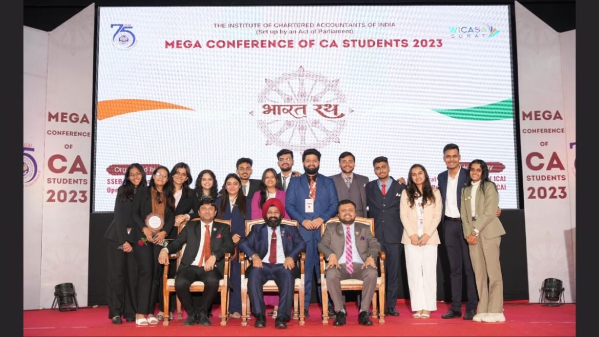 Surat : 1200 CA students participate in ICAI & WICASA conference