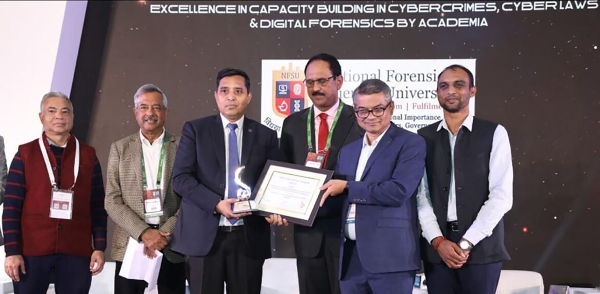 Gujarat : NFSU Wins Prestigious DSCI 2023 Excellence Award